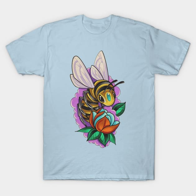 bee T-Shirt by i want money